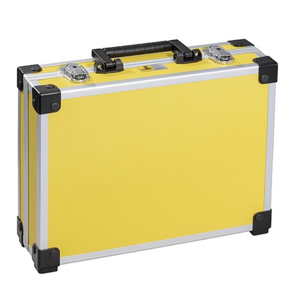 Allit AluPlus Basic 424140 Professional Utensil Case - Large Size (L), Durable Yellow Tool Organizer for Chefs, Artists & DIY Enthusiasts - Perfect for Kitchen, Workshop & Travel Storage