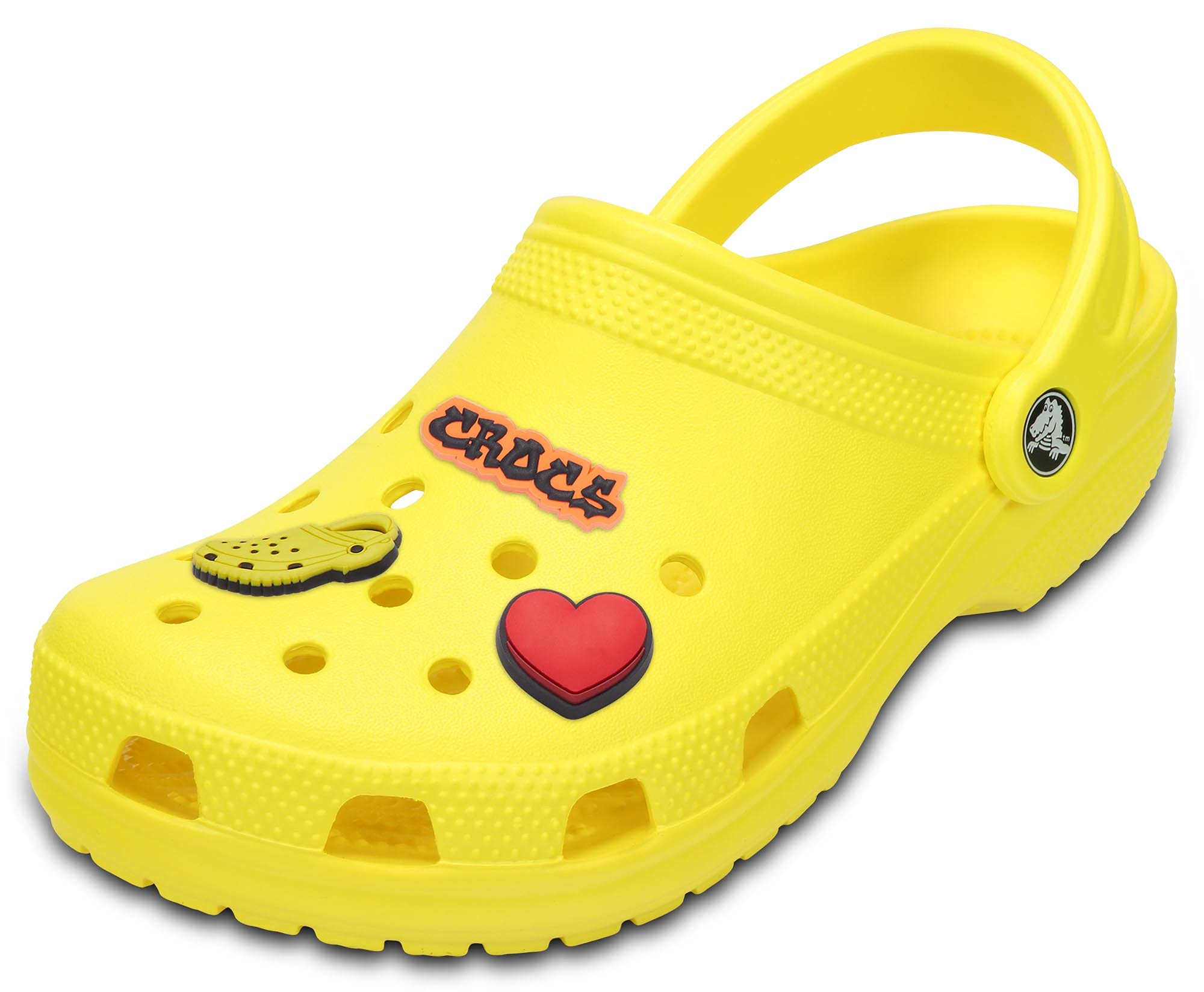 Crocs Classic Clog for Men & Women with 3-Pack Jibbitz Charms - Comfortable Slip-On Shoes for Casual Wear, Gardening & Outdoor Activities