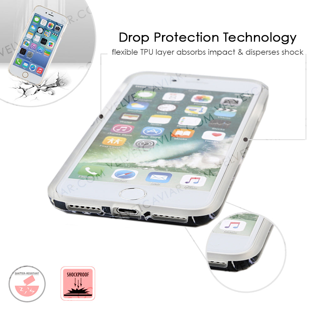 Black Panther Marble iPhone Case - Durable Protective Cover for iPhone 12/13/14 Pro Max - Stylish Marble Design - Perfect for Everyday Use, Travel & Gifting