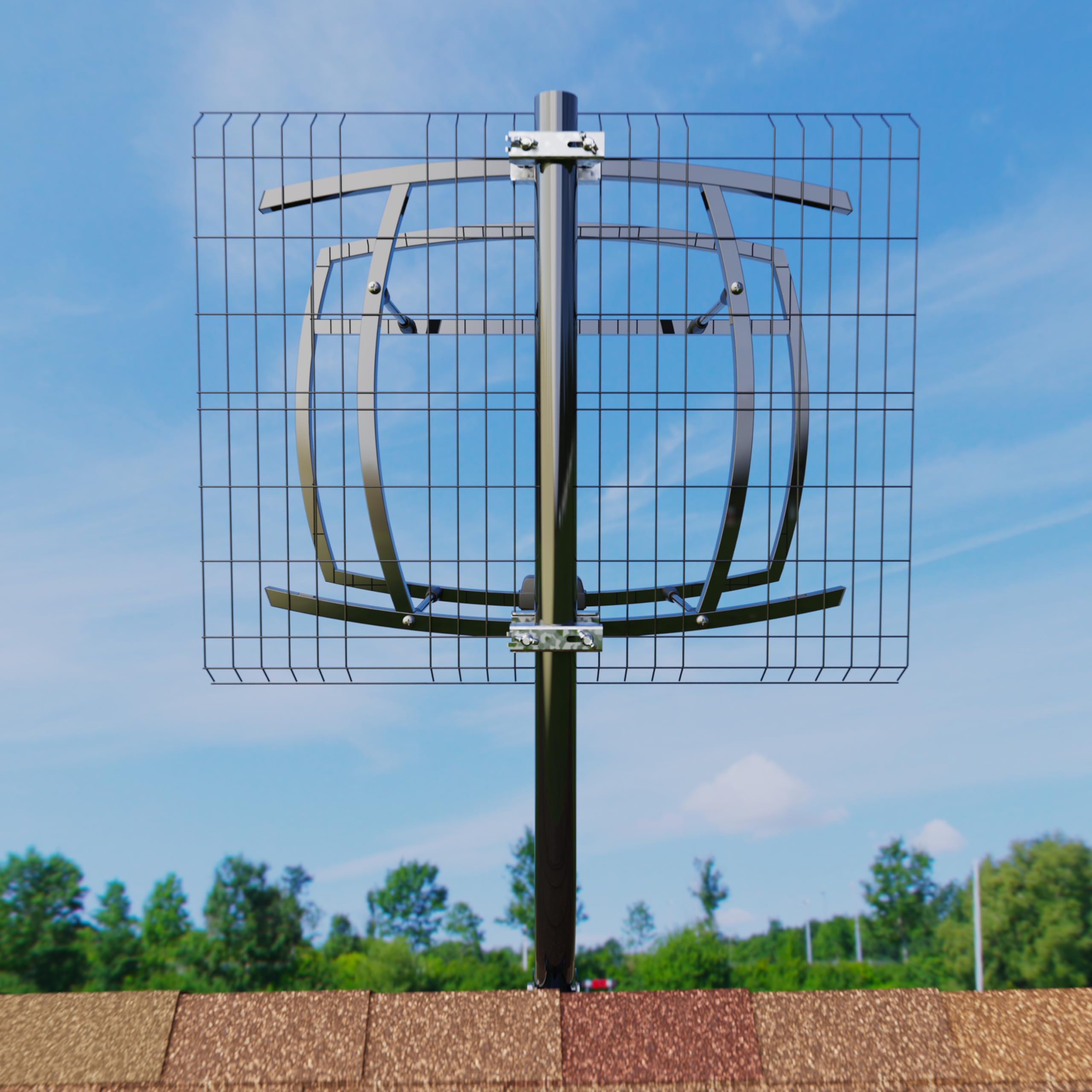 Antennas Direct ClearStream 5 Hi-VHF Outdoor TV Antenna - Multi-Directional 65+ Mile Range for 4K 8K UHD & NEXTGEN TV - All-Weather Adjustable Mount - Perfect for Rural Areas, Camping & RV Use