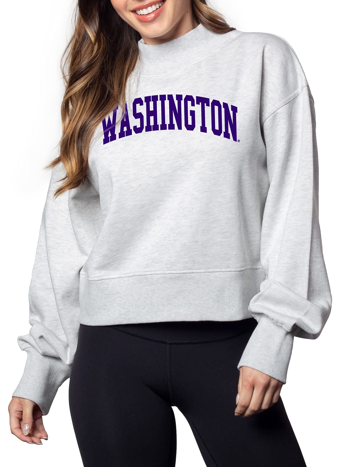 Chicka-D Women's Haily Sweatshirt - Cozy Fleece Pullover for Casual Wear, Lounge & Fall Outfits | Soft Comfortable Long Sleeve Top for Everyday Use