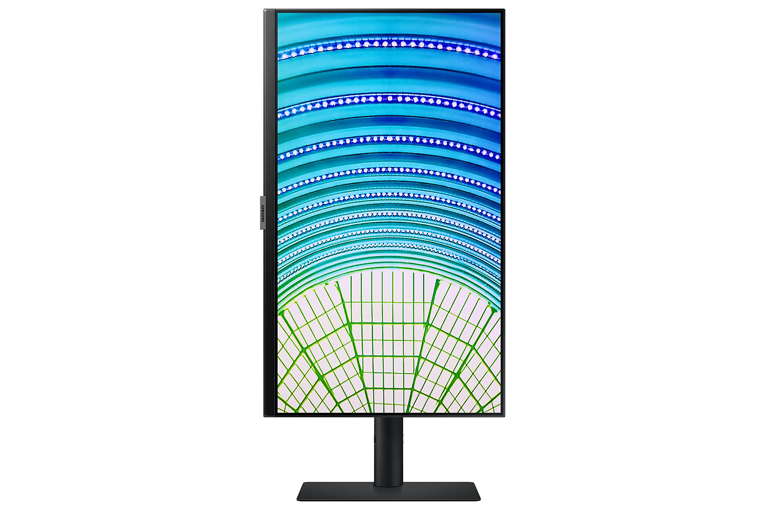 SAMSUNG 24 Inch QHD 1440p IPS Computer Monitor - 75Hz, HDR10, 1 Billion Colors, TUV Eye Care, HDMI, Vertical Stand (LS24A600NWNXGO) - Perfect for Home Office, Gaming & Graphic Design