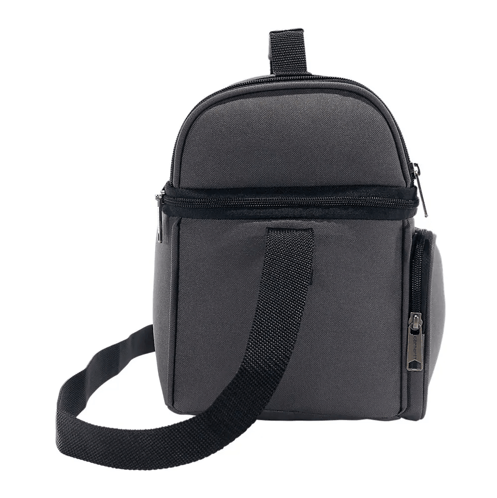 Premium Insulated 12-Can Two Compartment Lunch Cooler Bag - Leakproof & Durable for Picnics, Camping & Work Lunch Storage