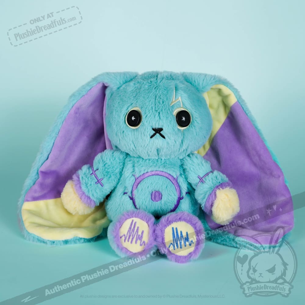 Plushie Dreadfuls Epilepsy Awareness Rabbit - Soft Stuffed Animal Toy for Support & Comfort | Cute Plush Bunny Gift for Medical Conditions, Therapy & Home Decor