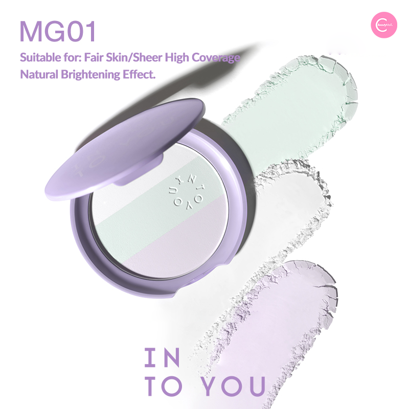 INTO YOU Tri Color Setting Powder - Translucent Loose Powder for Oil Control & Pore Minimizing | Perfect for Makeup Setting & Touch-Ups All Day
