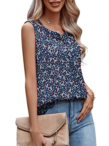 Flower Navy Blue