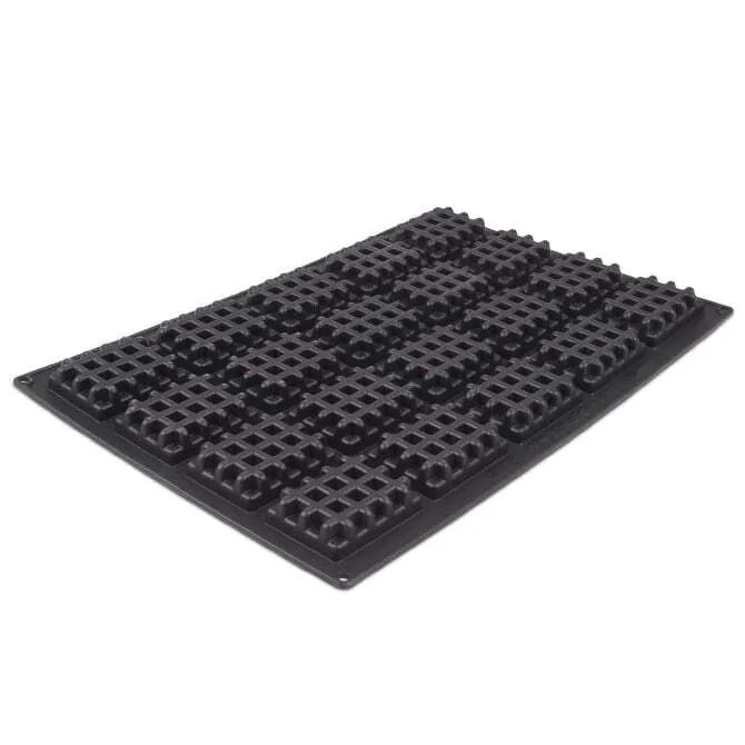 Non-Stick Silicone Waffle Mold - 20 Cavity Baking Pan for Homemade Belgian Waffles, Pancakes & Desserts | Perfect for Breakfast, Brunch & Party Treats