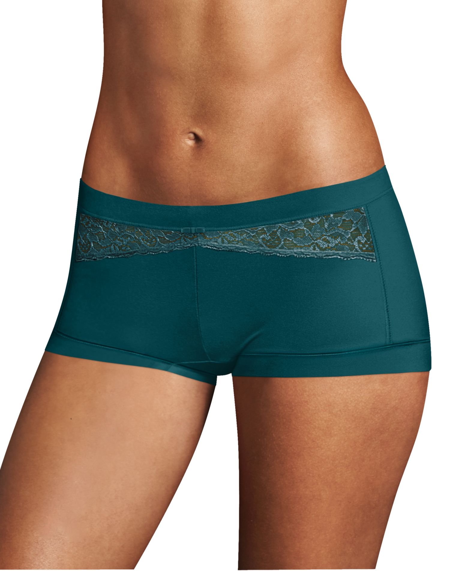 Maidenform Women's Comfortable Microfiber Boyshort Underwear - Soft Breathable Panties for Everyday Wear, Yoga & Lounge