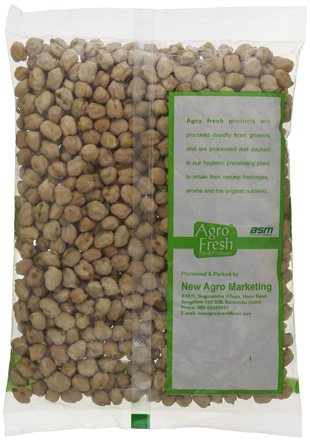Premium Agro Fresh Kabuli Chickpeas, 500g - Non-GMO, High Protein, Gluten-Free - Perfect for Salads, Hummus, and Healthy Cooking