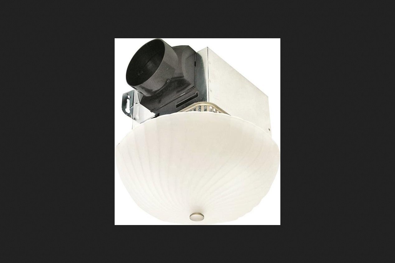 AIR KING AMERICA AKLC70SNS 70 CFM Decorative Quiet Bathroom Exhaust Fan in Nickel Finish - Perfect for Home, Office, and Commercial Spaces