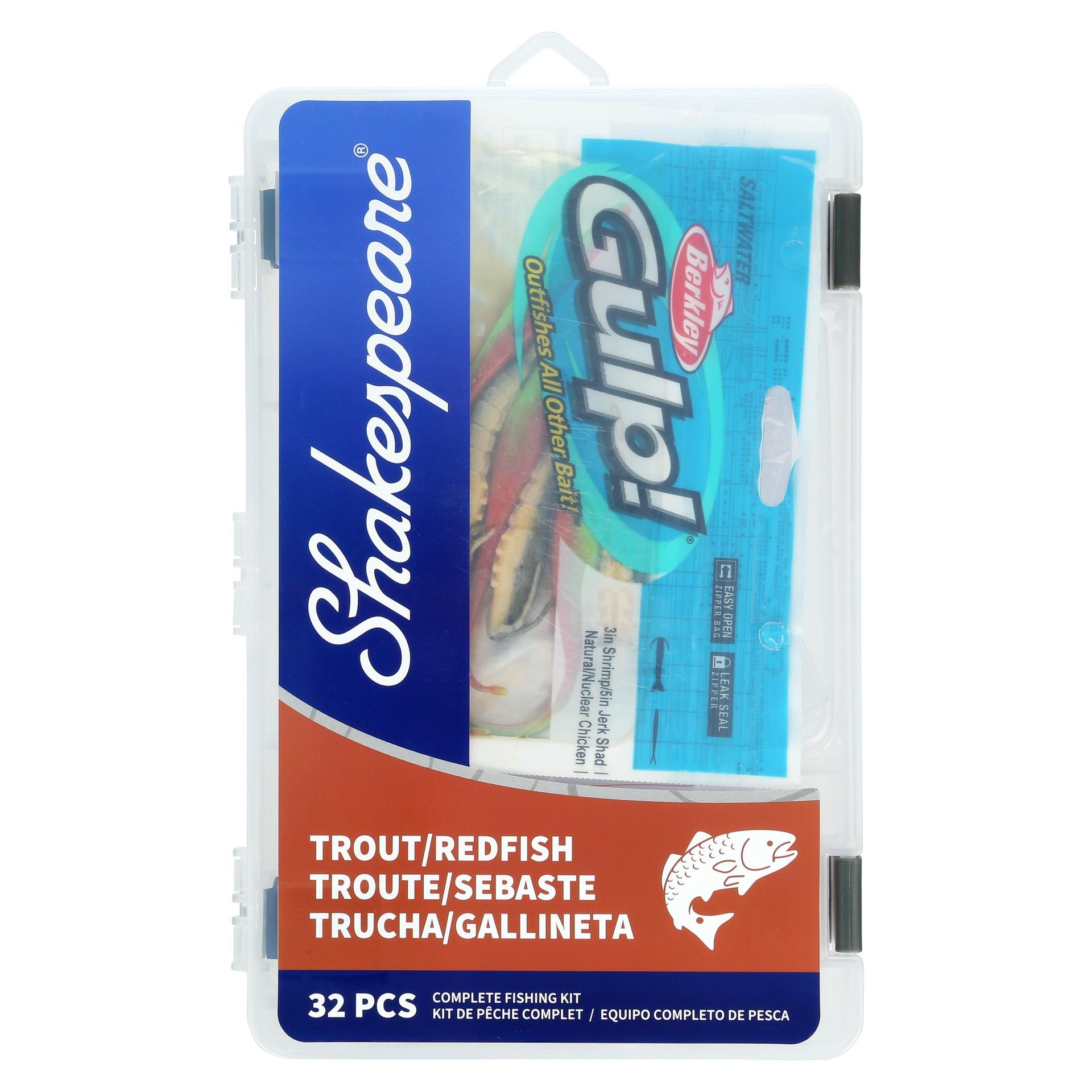 Catch More Fish® Redfish Trout Fishing Kit - Complete Saltwater & Freshwater Fishing Gear Set for Redfish, Trout & Bass - Perfect for Beach, Lake & River Fishing Adventures