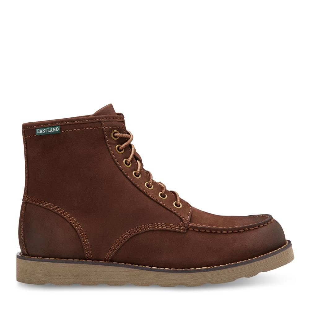 Eastland Men's Lumber Up Leather Fashion Boots - Waterproof Hiking & Outdoor Work Boots for Men - Comfortable Casual Winter Boots for Walking, Camping and Everyday Wear