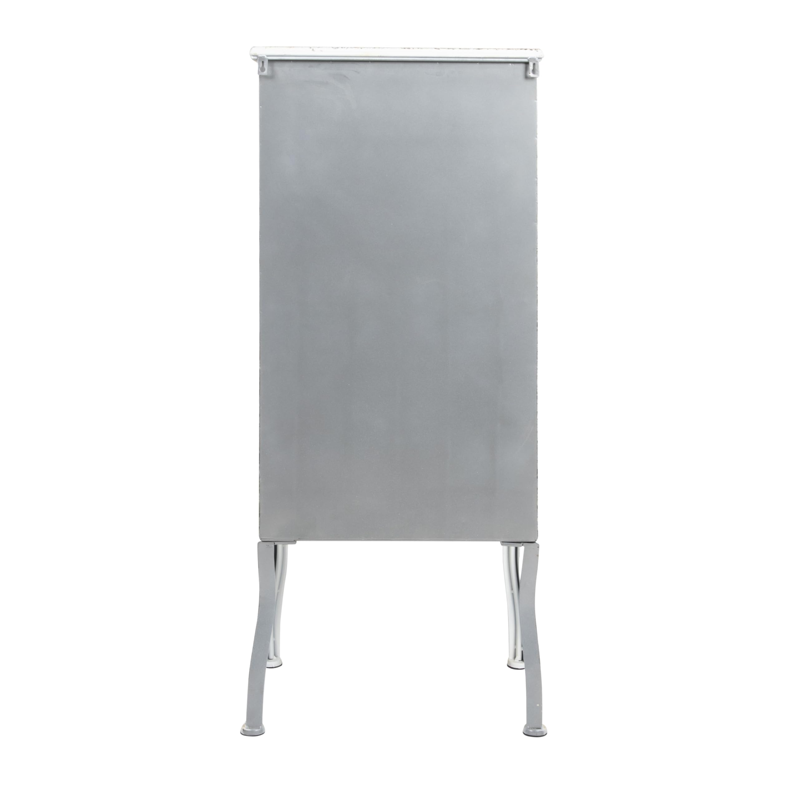 Creative Co-Op 3-Drawer Metal Storage Cabinet - Organize Office, Kitchen & Bathroom Supplies | Durable Steel Cabinet for Home & Office Organization