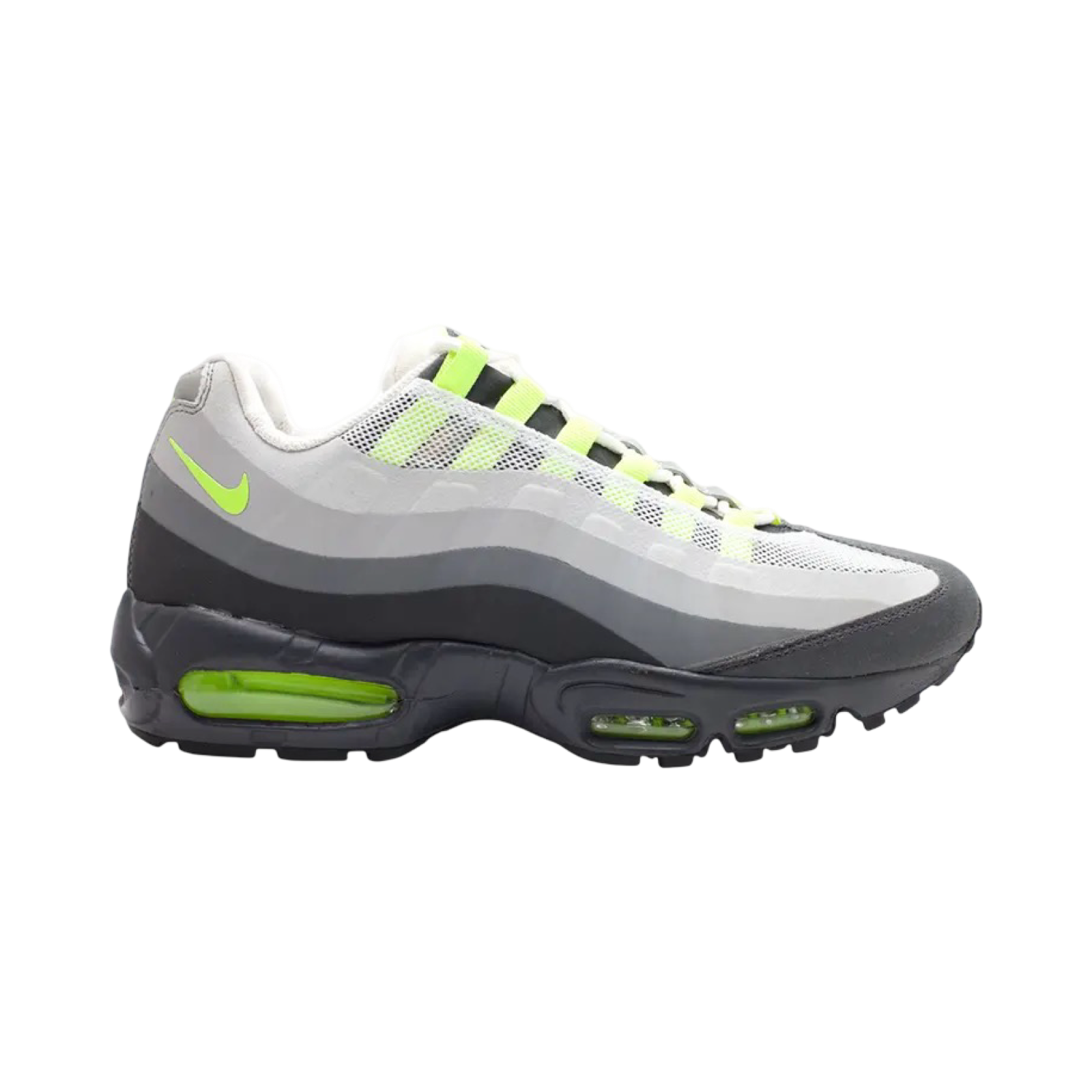 Nike Air Max 95 No Sew Neon Running Shoes - Lightweight Comfort Sneakers for Men & Women - Perfect for Jogging, Gym Workouts & Casual Wear