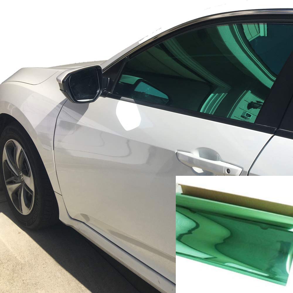 One Way Mirror Reflective Car Window Tint Film - 10% VLT, 40