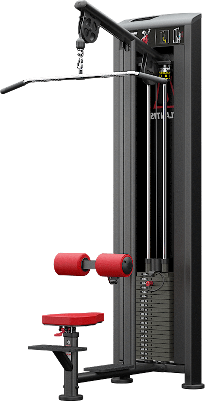 ATLANTIS Lat Pulldown Machine - Professional Gym Equipment for Back Workouts - Perfect for Home & Commercial Gym Strength Training