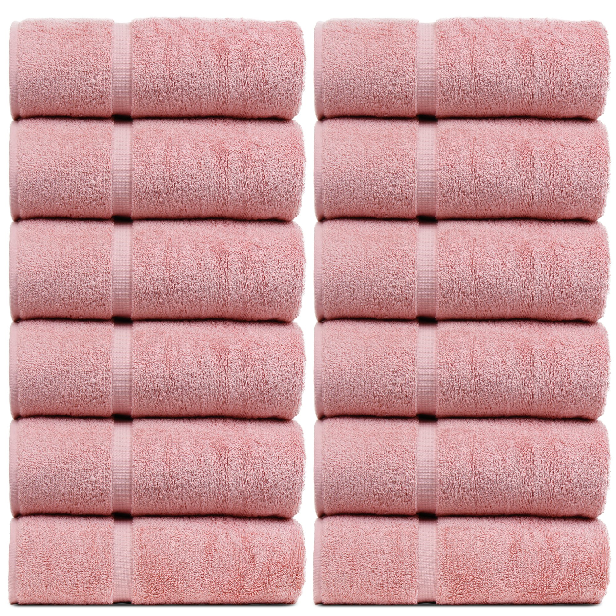 Premium 100% Turkish Cotton 700 GSM Luxury Washcloths - Soft Spa & Hotel Quality Face Towels for Makeup Removal, Baby Care & Facial Cleansing - 13