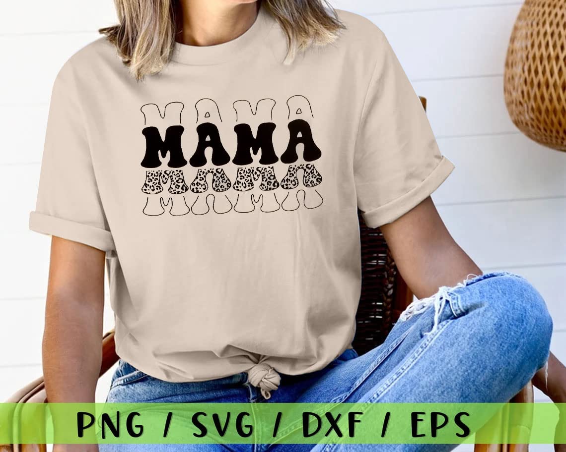 Trendy Tie Dye Mama Letter Printed T-Shirt for Women - Funny Graphic Casual Tee - Perfect for Mother's Day, Family Outings & Casual Wear