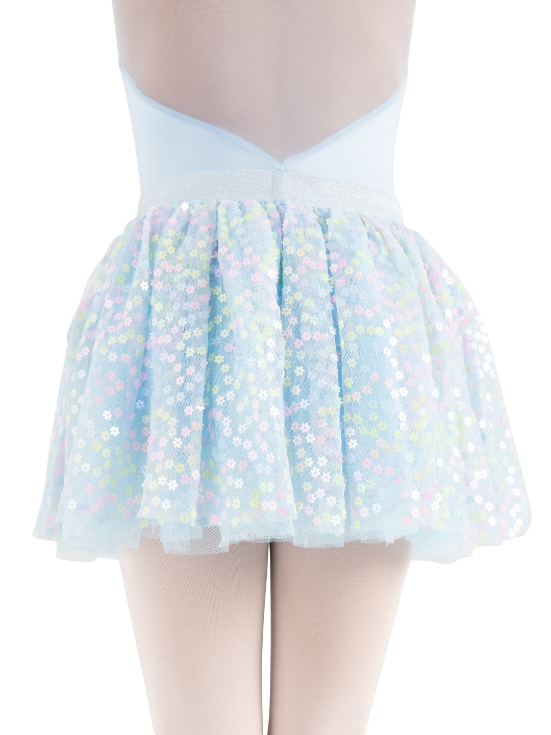 12226C Flower Fairy Glimmer Tutu Skirt for Girls - Sparkly Ballet Dance Skirt with Floral Design - Perfect for Ballet Recitals, Dance Performances & Fairy Costumes