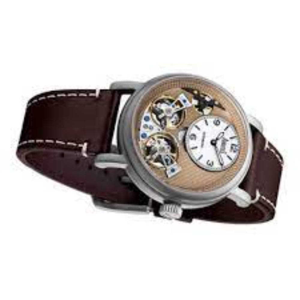 ARBUTUS OPEN HEART AR1804SFF Men's Mechanical Watch with Skeleton Dial - Stylish Dress Watch for Business, Formal Occasions & Gift Giving