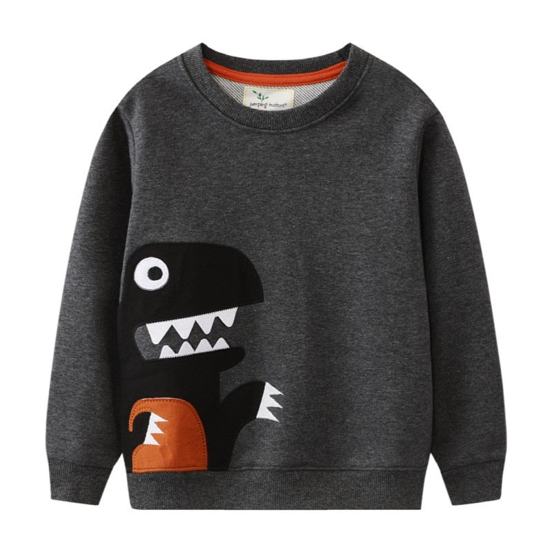 Cute and Cozy Animal Print Kids' Hoodies - Soft Fleece Pullover for Boys & Girls - Perfect for Playdates, School, and Outdoor Adventures