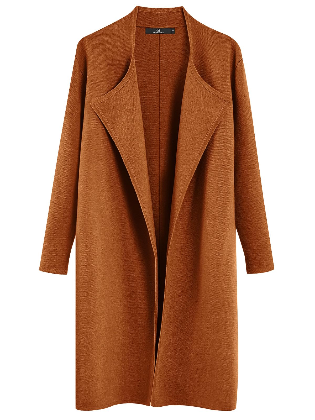 LILLUSORY Women's Oversized Long Cardigan Sweater - Soft Knit Winter Coatigan Jacket for Fall & Winter | Stylish Layering Piece for Work, Dates & Casual Outfits