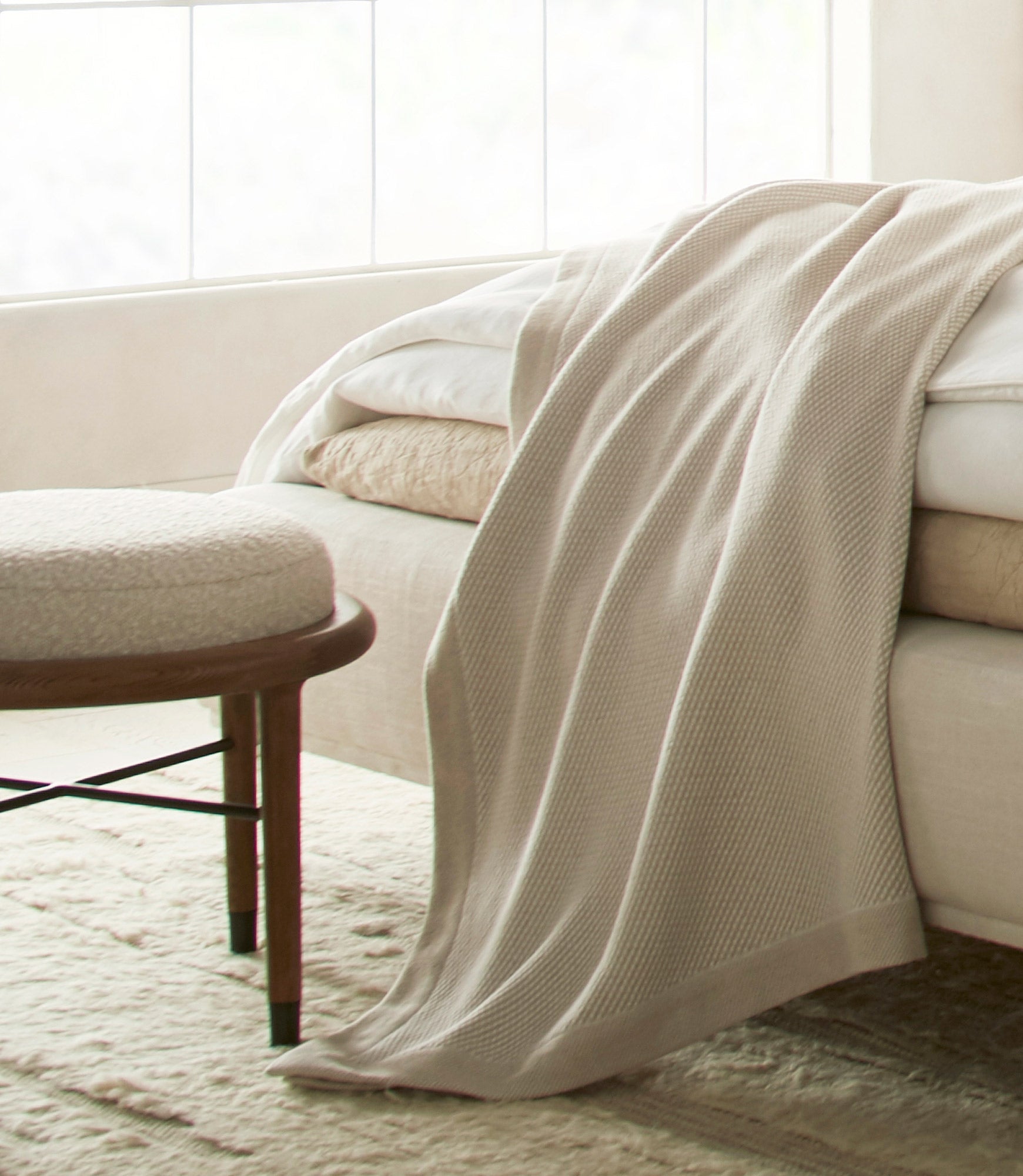 Portico Woven Blanket - Soft & Cozy Throw Blanket for Couch, Bed, Sofa - Perfect for Home Decor, Gifts & Winter Warmth