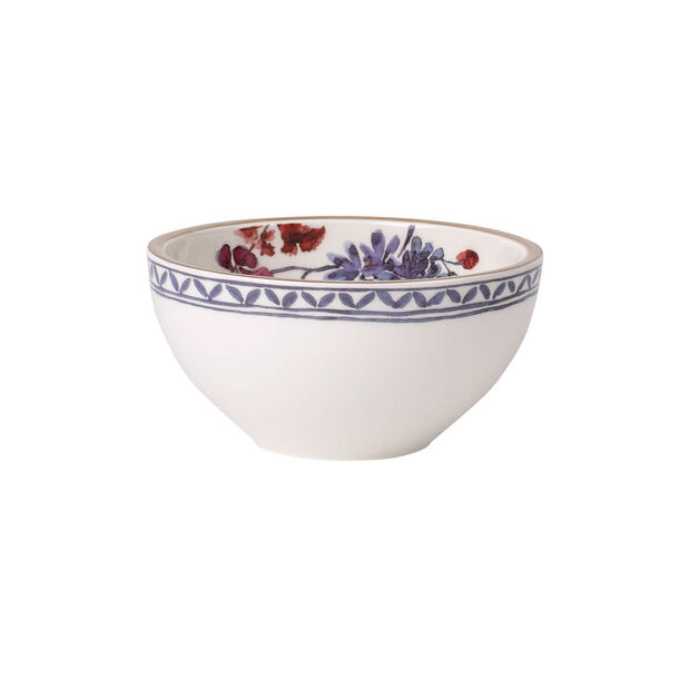 Artisanal Provencal Lavender Bowl Set of 4 - Handcrafted French Ceramic Serving Bowls for Salads, Desserts & Home Decor