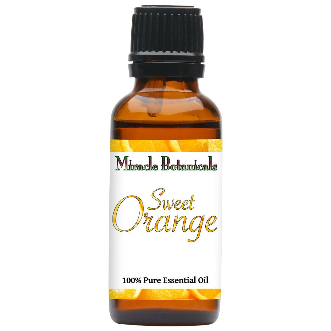 Pure Sweet Orange Essential Oil (Citrus Sinensis) - 100% Natural, Therapeutic Grade for Aromatherapy, Diffusers & DIY Skincare