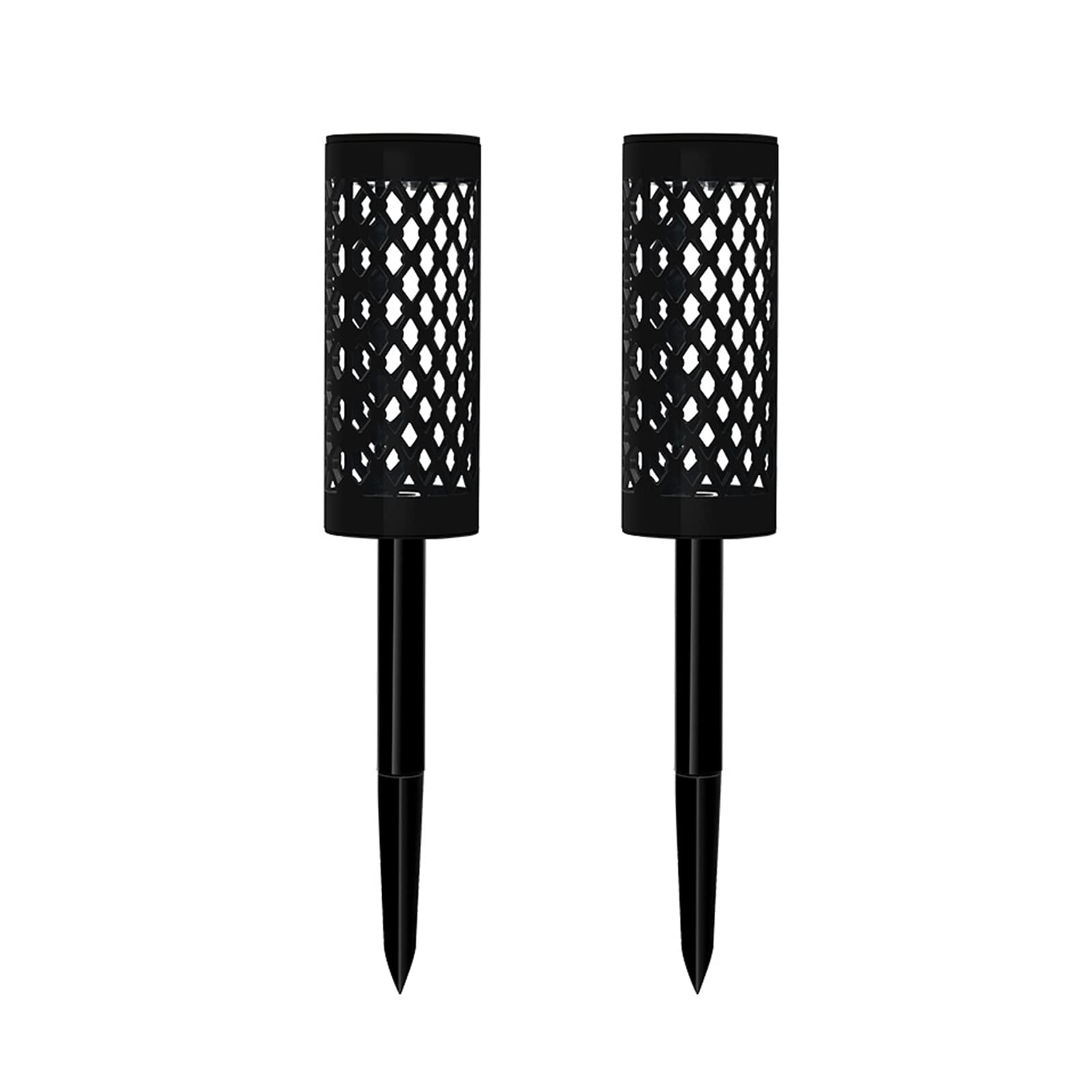 2 Pack Solar Lights Outdoor Waterproof - Solar Powered Garden Lights for Pathway, Yard, Patio & Landscape - Weather Resistant Solar Landscape Lighting for Driveway, Walkway, Deck & Backyard Decor