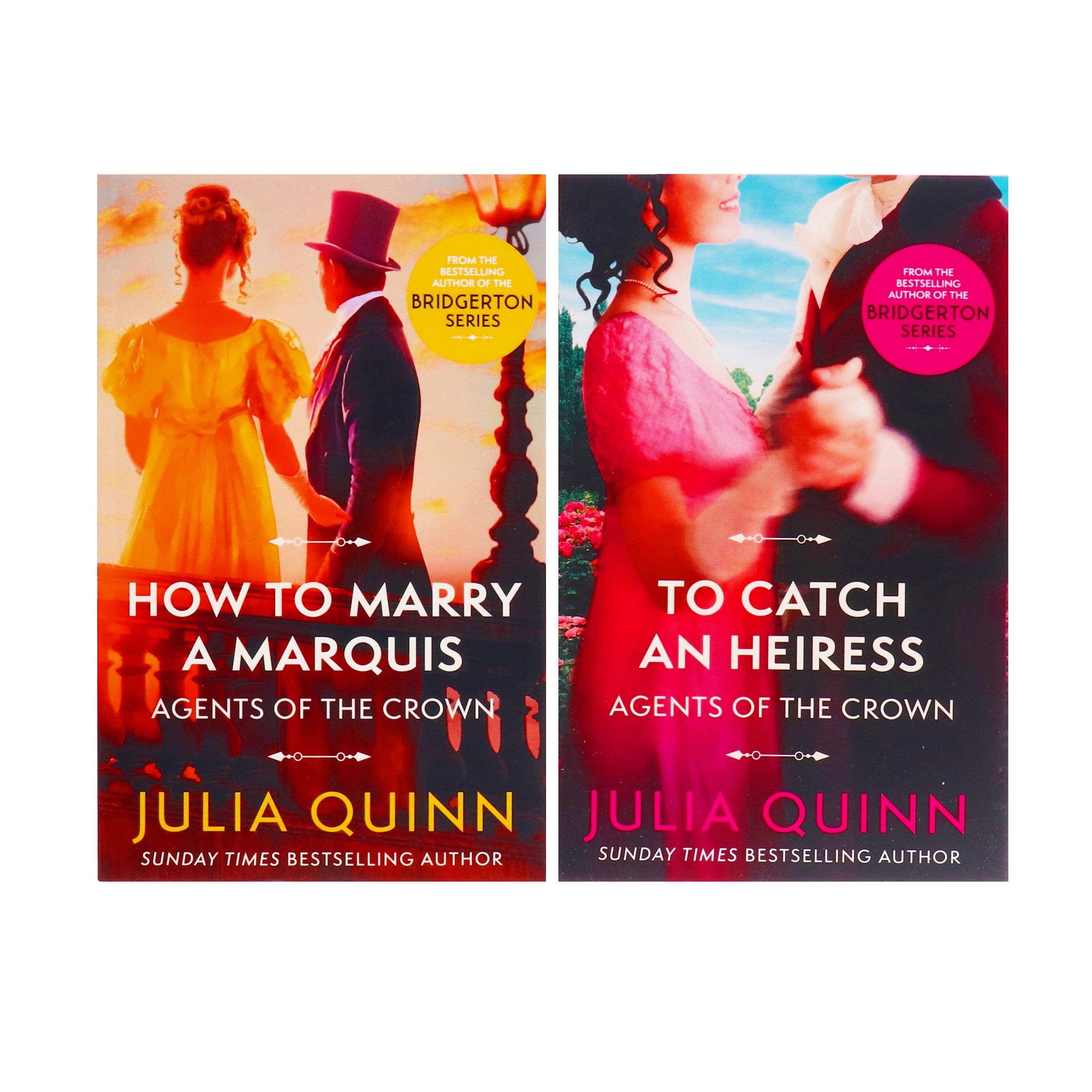 Agents of the Crown Series by Julia Quinn - 2 Book Collection Set | Historical Romance Fiction Paperback Novels | Perfect for Book Clubs & Regency Era Fans