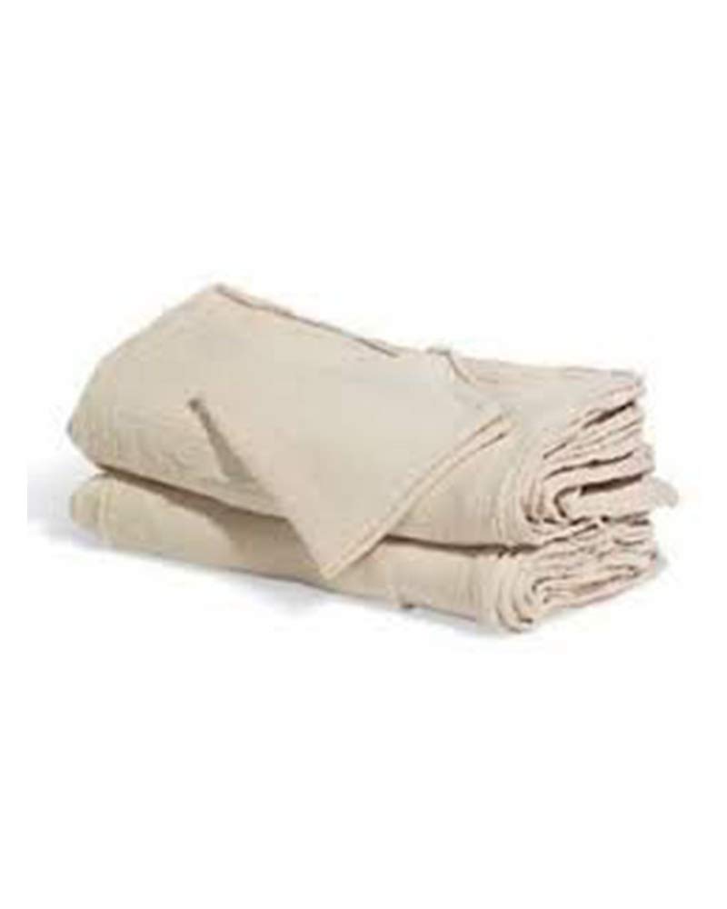 14x14 Inch 100% Cotton Commercial Shop Towels - Heavy Duty Cleaning Rags for Automotive, Garage, Kitchen & Home Use - Bulk 500 Pack White Mechanic Towels (Great for Oil Spills, Workshop Cleaning & Household Chores)