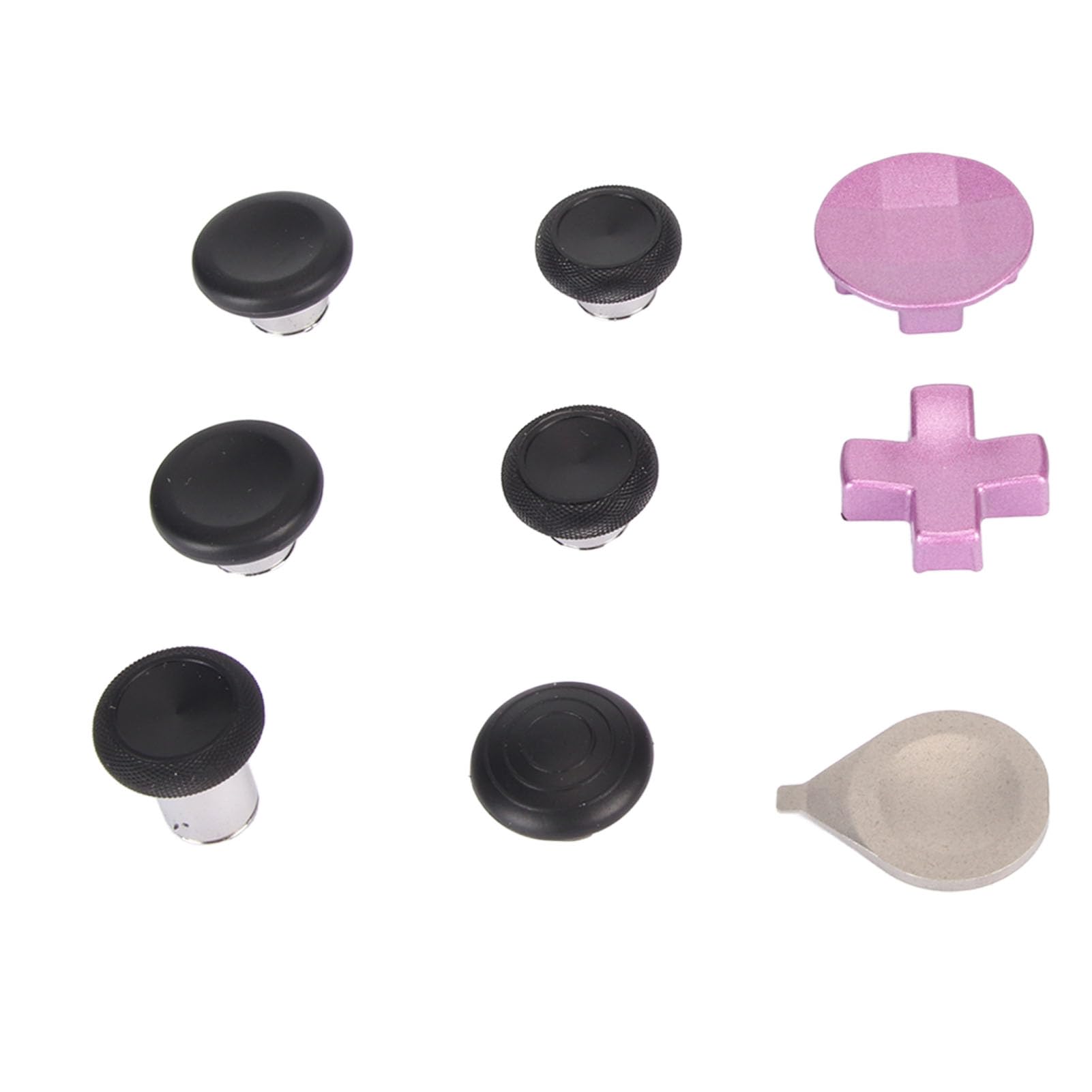 Replacement Thumbsticks for Xbox One Elite Controller Series 2 - 12-in-1 Controller Paddles & Accessories Kit (Purple) - Enhance Gaming Performance for FPS, Racing & Competitive Play
