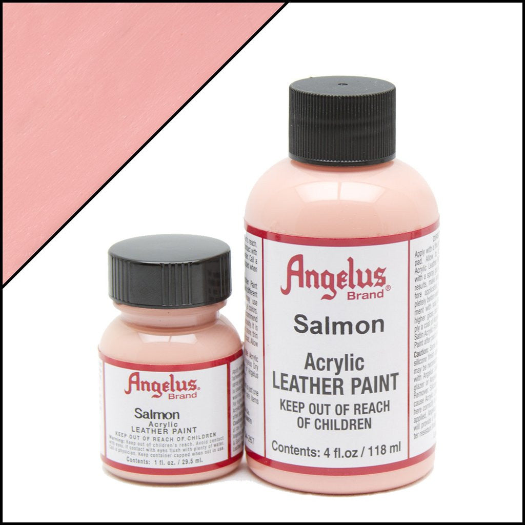 ANGELUS Acrylic Leather Paint - 4 fl oz Bottle for Leather Shoes, Bags & Jackets - Premium Waterproof Leather Dye for DIY Craft & Repair Projects