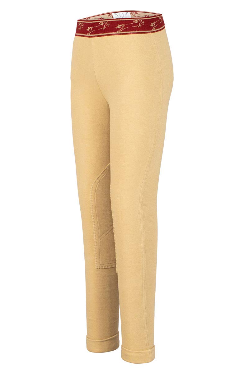 TuffRider Kids Cotton Schooler Jodhpurs - Comfortable Equestrian Riding Pants for Children - Perfect for Horseback Riding Lessons & Stable Activities