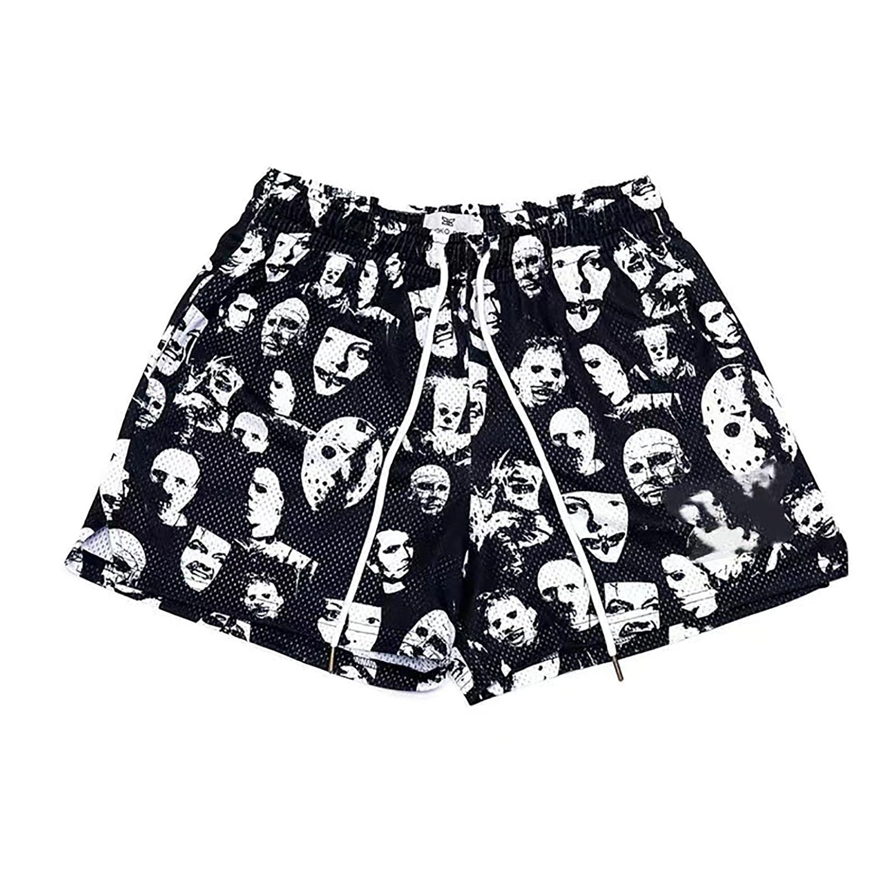 DIOTSR Men's Graphic Print Basketball Shorts - Cool Mesh Athletic Shorts with Drawstring for Casual & Summer Wear - Perfect for Gym, Running, and Outdoor Activities