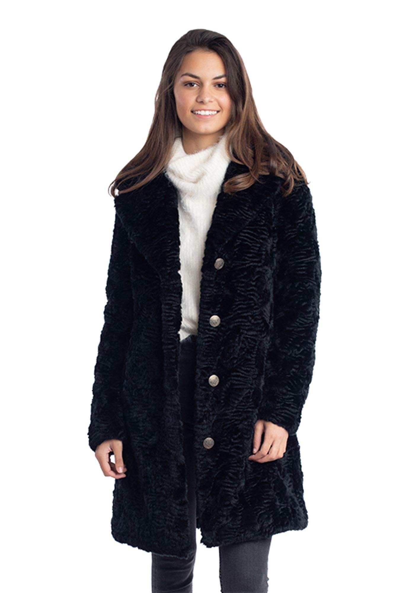 Luxury Black Persian Lamb Fur Stroller - Premium Baby Carriage for Fashionable Moms | Perfect for City Walks, Shopping & Outdoor Adventures