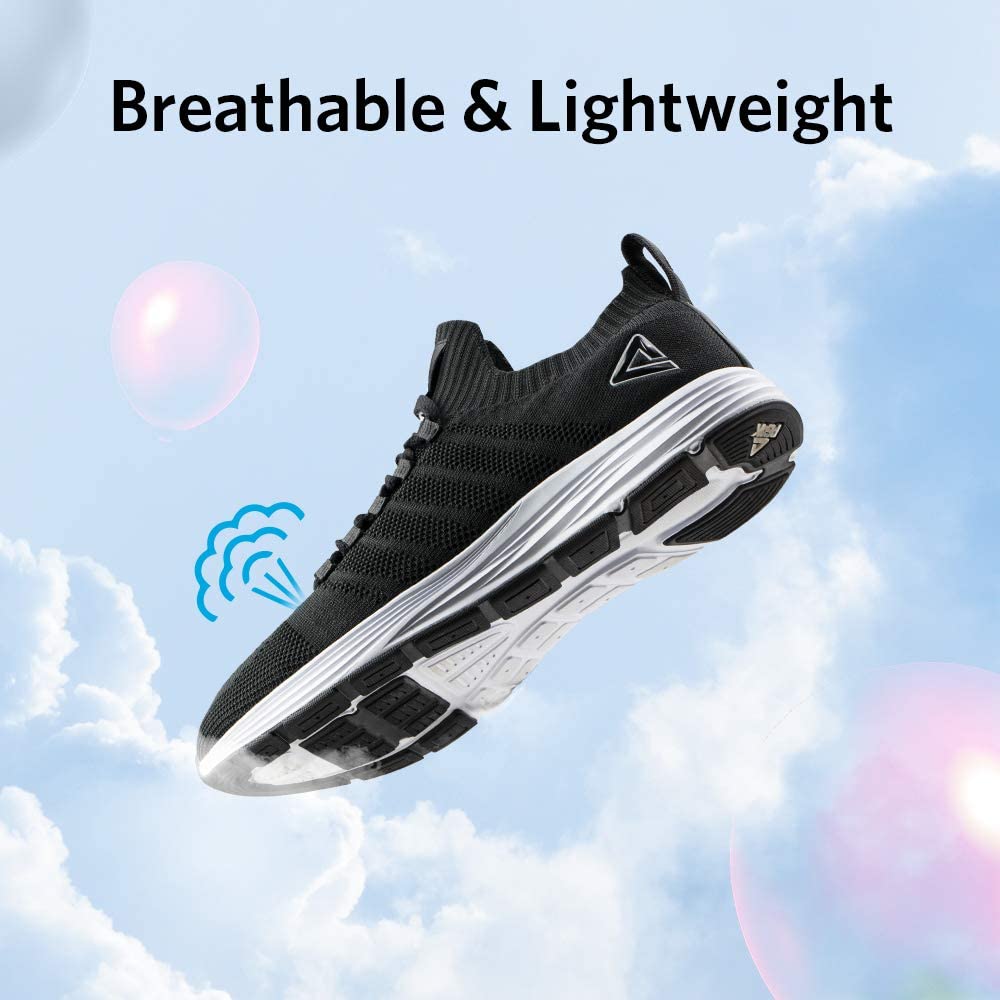 PEAK Women's Lightweight Walking Shoes - Slip-On Sneakers for Running, Tennis, Gym & Casual Workouts | Comfortable Athletic Shoes for Women | Perfect for Jogging, Travel & Daily Wear