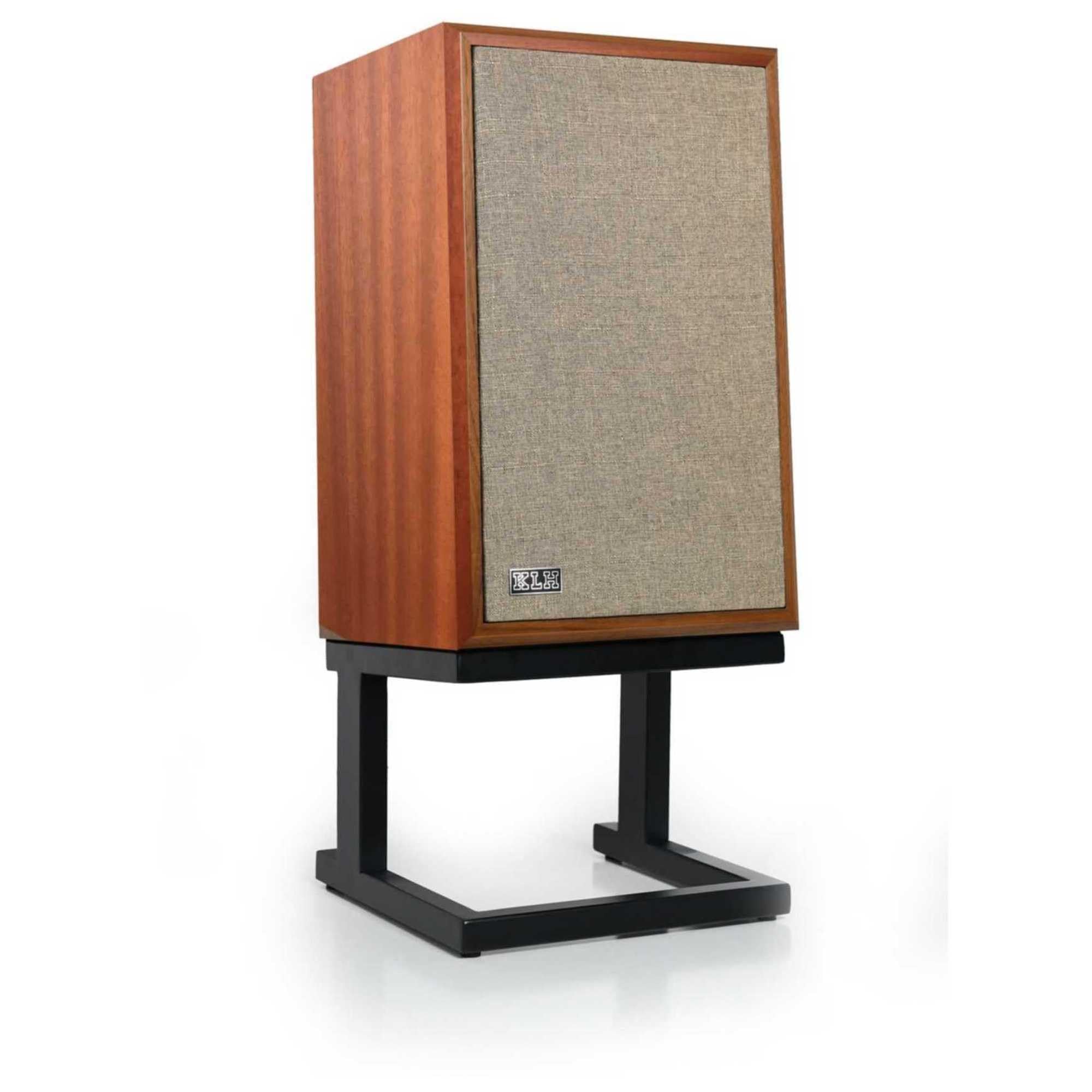 KLH Model Three Acoustic Suspension Loudspeaker - Premium Mahogany Wood Bookshelf Speakers (Pair) - Perfect for Home Theater, Music Listening & Audiophile Setups