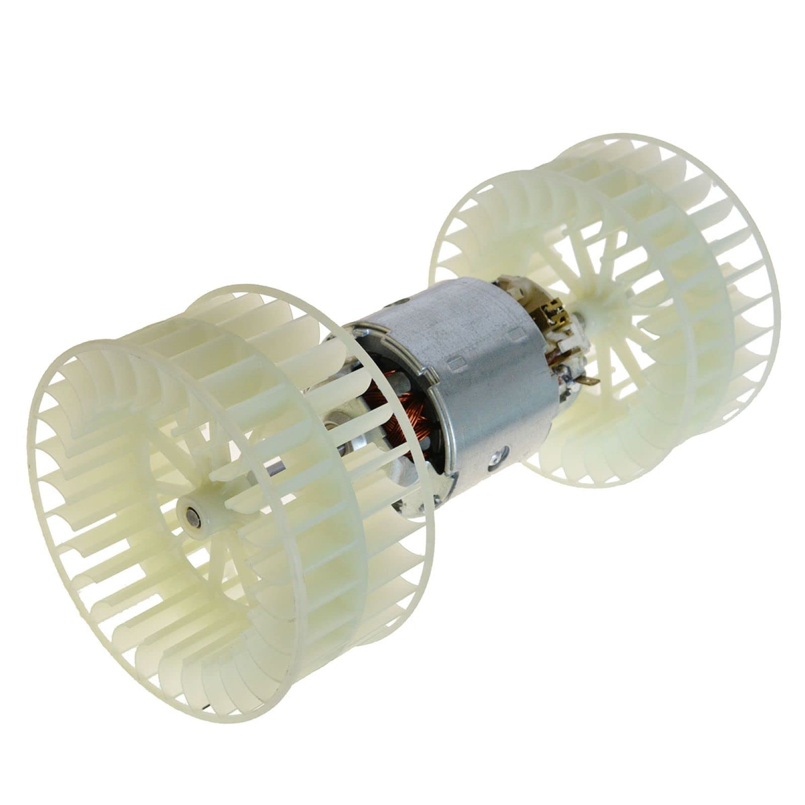 TRQ Heater Blower Motor with Dual Fan Cage - Replacement for 1990-1993 Mercedes-Benz 300SL, 500SL, 600SL & 1994-2002 SL320, SL500, SL600 - Perfect for HVAC System Repair & Winter Driving Comfort
