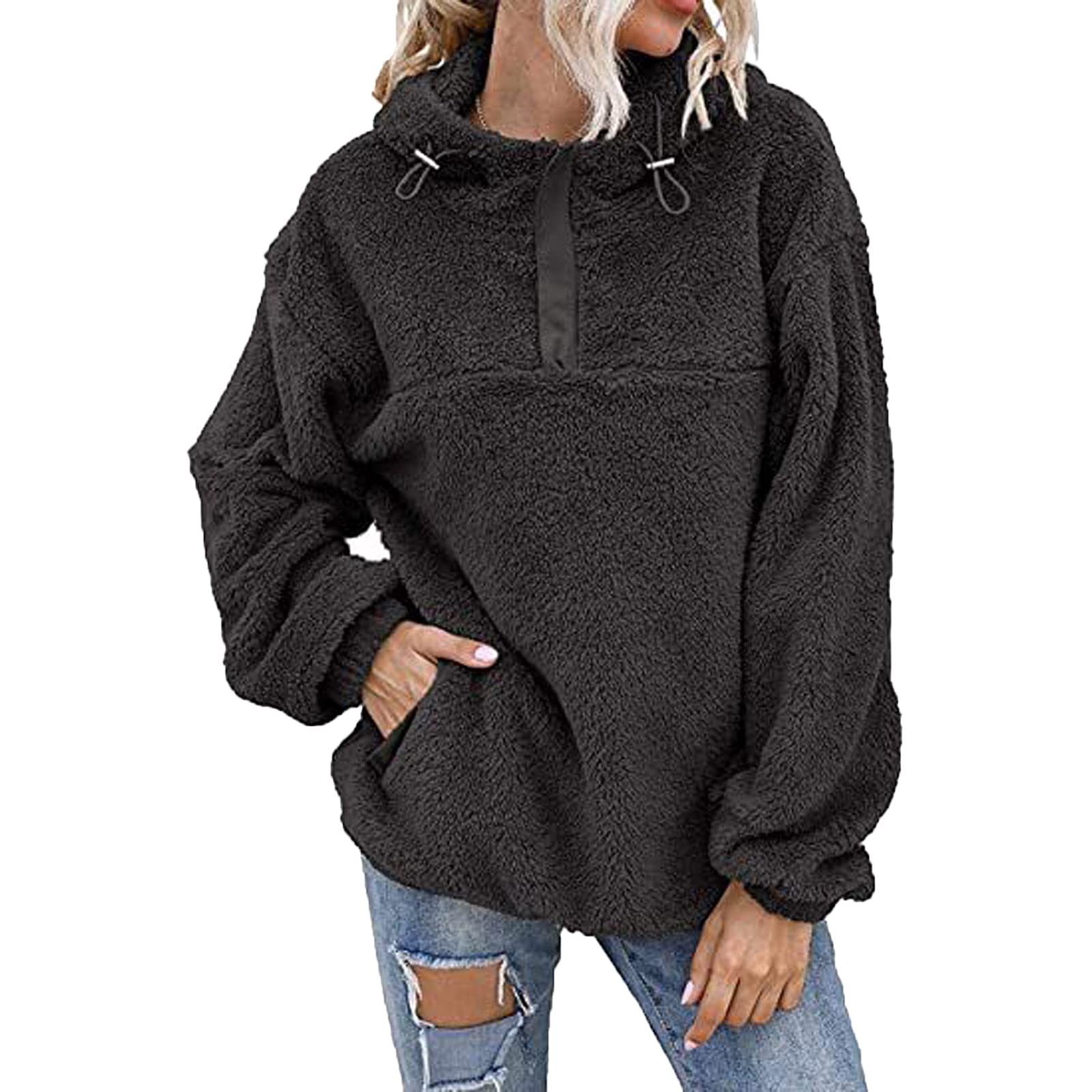 Women's Fall Winter Zip Up Sweatshirt - Thermal Fleece Long Sleeve Jacket for Women | Cozy Casual Wear for Cold Weather, Outdoor Activities & Lounge Outfits