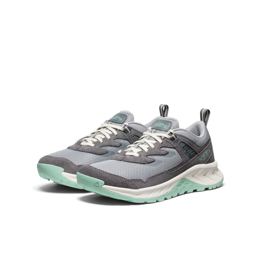Women's Hightrail Vented Hiking Shoes - Breathable & Lightweight Trail Running Shoes for Women | Steel Grey/Lichen | Perfect for Outdoor Adventures, Hiking & Backpacking