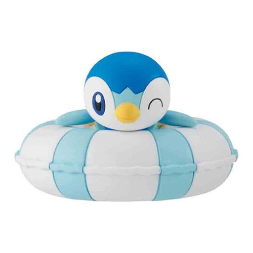 Pokemon Puka Puka Floating Ring Vol. 03 - Bandai 2 Inch Mini Figure Toy for Collectors, Kids Gift, Bath Time Fun & Pool Party Games