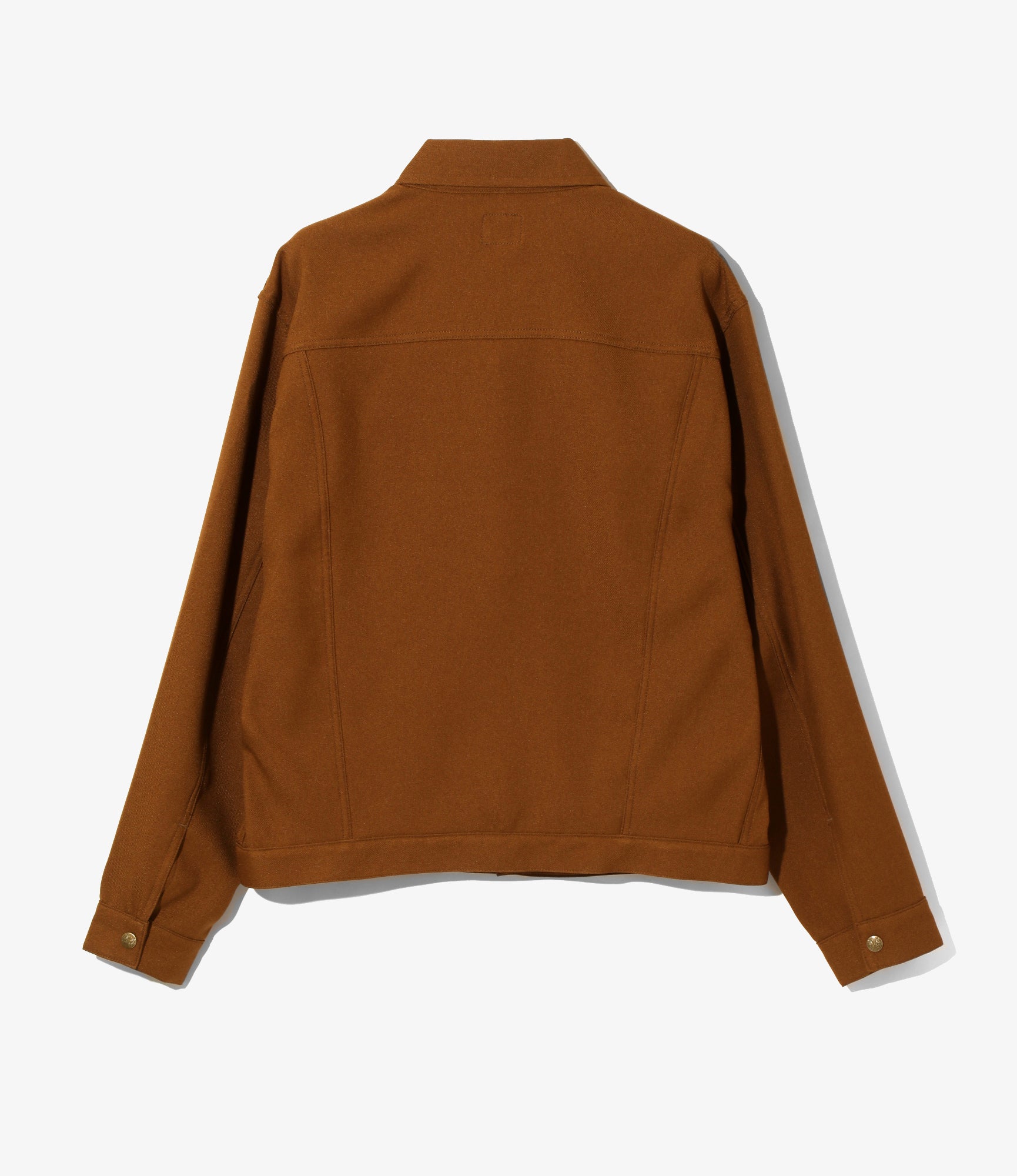 Stylish Brown Penny Jean Jacket for Women - Polyester Twill Fabric - Perfect for Casual Outfits, Fall Layering & Outdoor Adventures