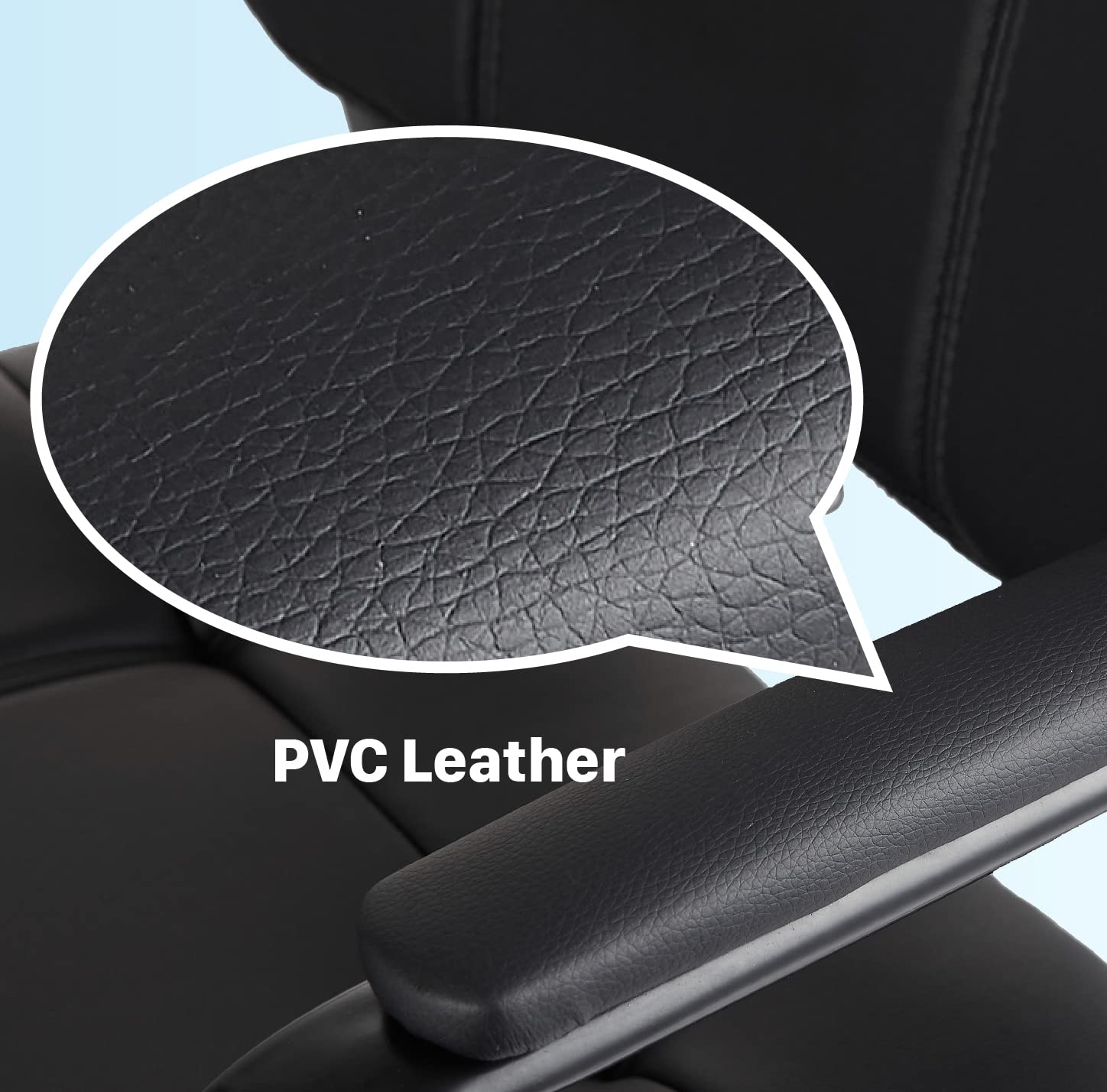 Ergonomic Bonded Leather Guest Chair for Office, Reception & Waiting Room - 4 Pack