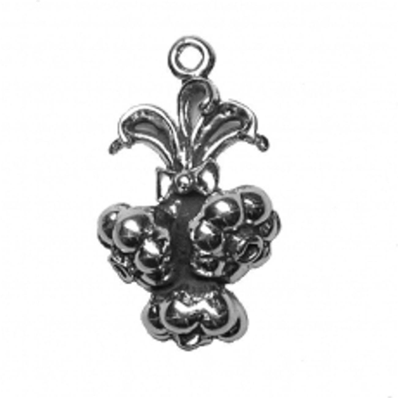 Sterling Silver 1.5mm Box Chain Necklace with 3D Clove Garlic Pendant - Unisex Jewelry for Men & Women - Perfect for Everyday Wear, Gifts, and Spiritual Protection