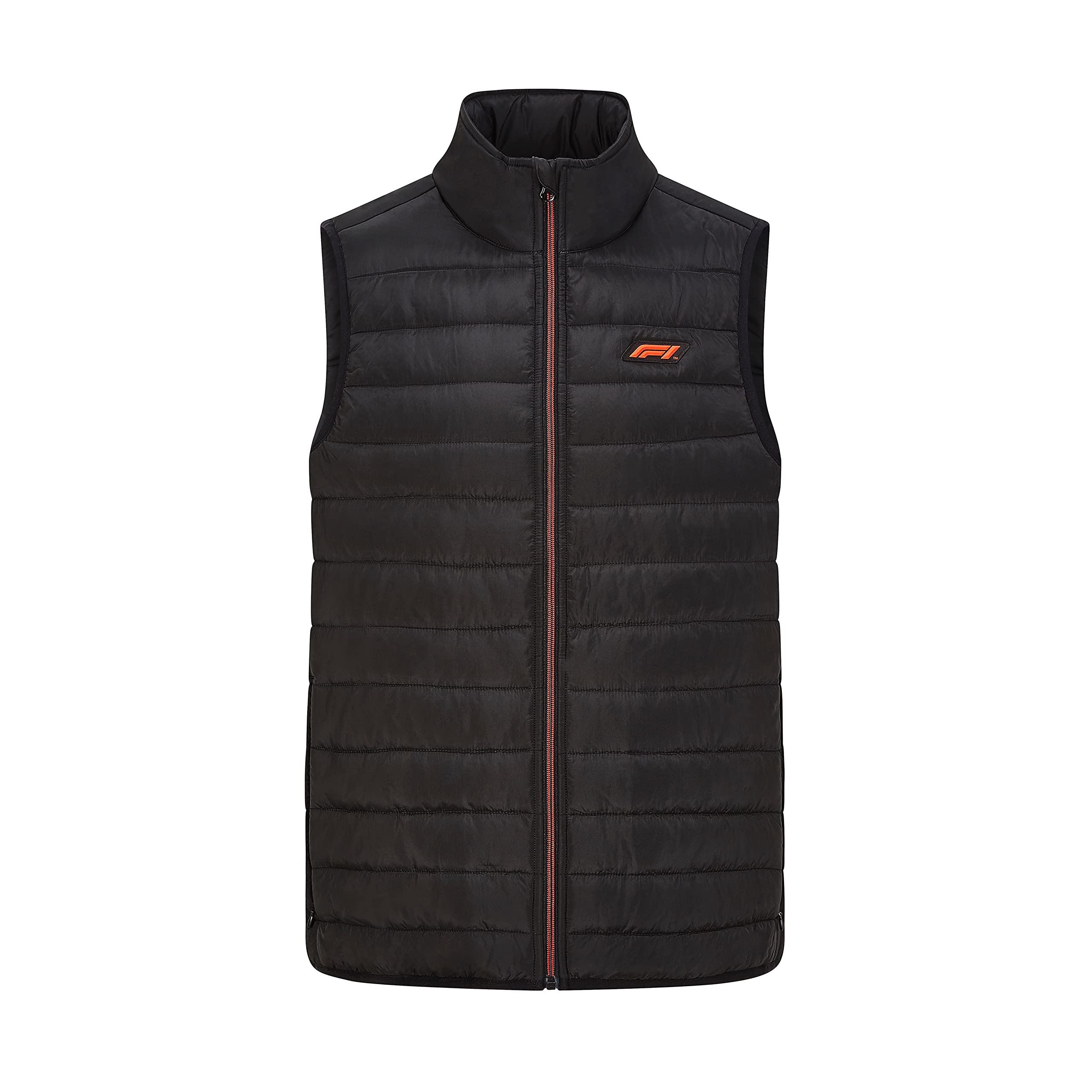 Formula 1 Racing Padded Full Zip Vest for Men - Lightweight Insulated Jacket for Outdoor Sports & Casual Wear | Perfect for F1 Fans, Motorcycle Riding & Winter Layering
