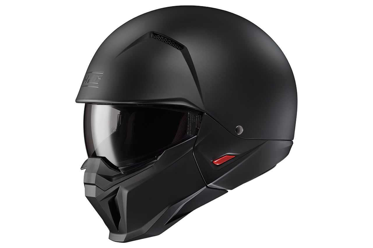 HJC I20 Matte Black Motorcycle Helmet - DOT Certified Full Face Helmet for Men & Women - Lightweight & Comfortable for Street Biking, Racing, and Commuting