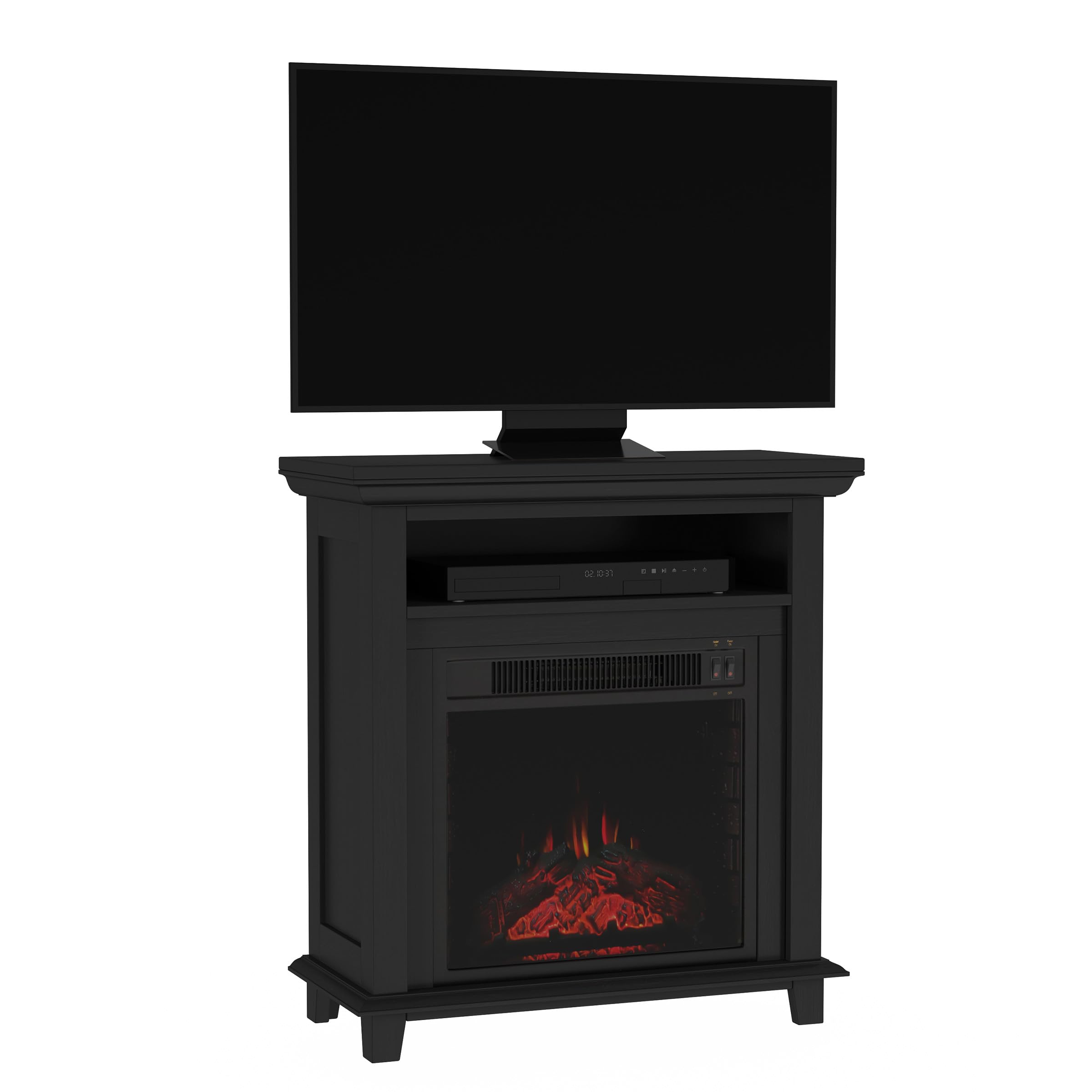 27 Inch Electric Fireplace TV Stand for 32