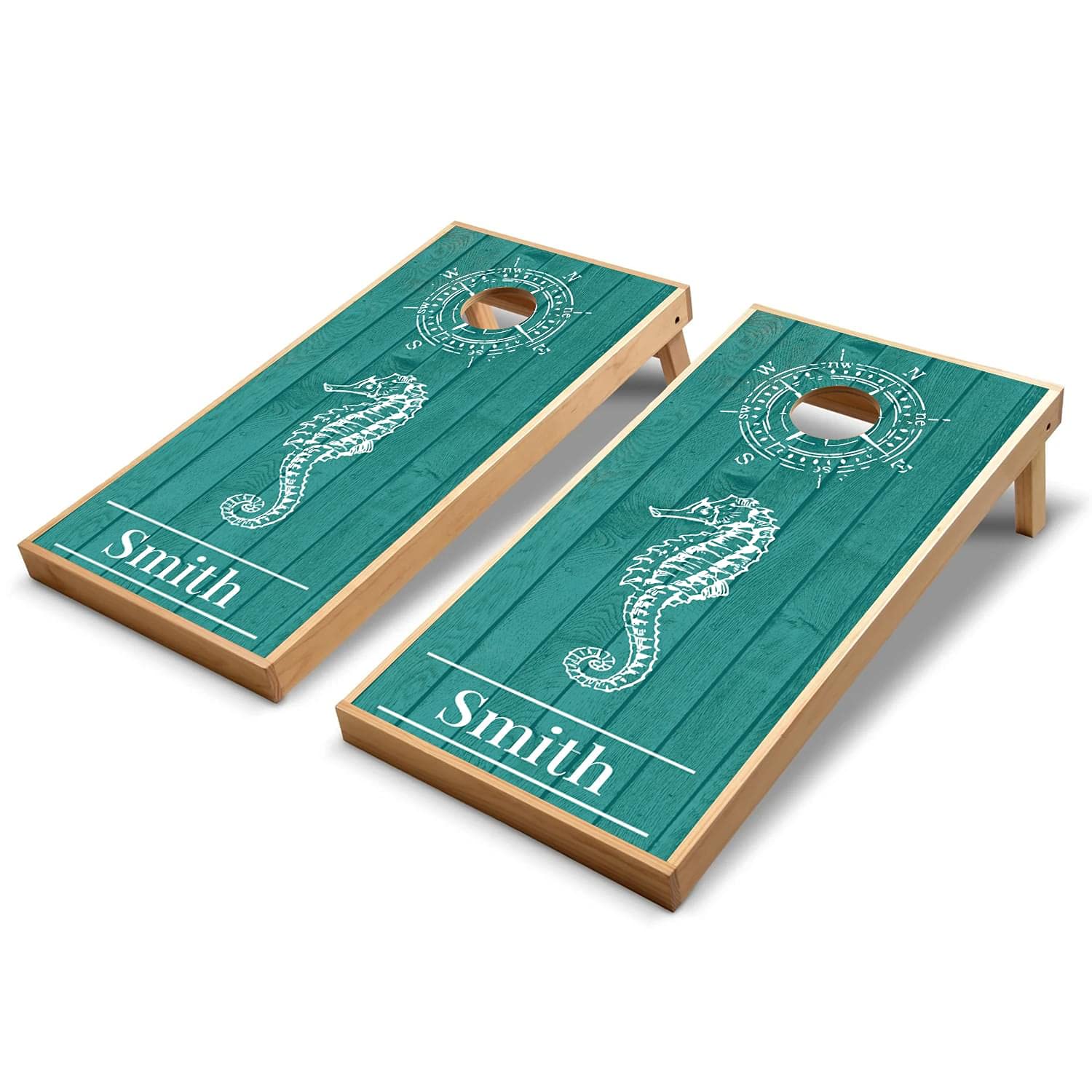 Premium Custom Cornhole Game Set - Personalized Outdoor Bean Bag Toss for Backyard, Tailgate & Lawn Parties - Perfect for BBQs, Picnics & Family Gatherings